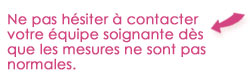 image-texte : ne pas hésiter à contacter votre équipe soignante dès que les mesures de glycémie ne sont pas normales.